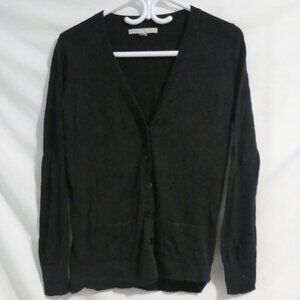 OLD NAVY | medium | Black V-Neck Lightweight Cardigan | 2 Small Pockets